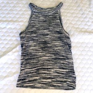 tight fitted high necked tee